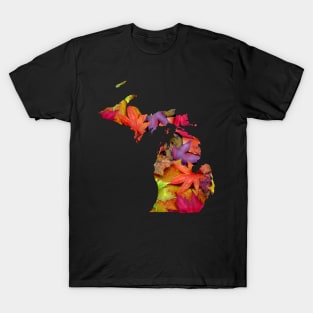 Michigan | Fall Leaves T-Shirt